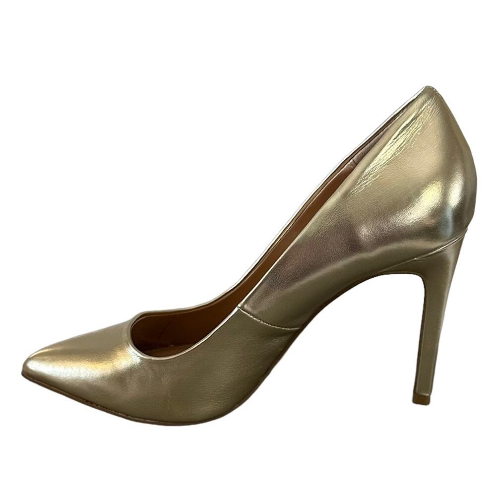 Madison‎ Pump gold Metallic size size 9.5 4” heels stilettos new never worn - Picture 3 of 9